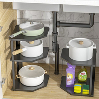 Étagère à casseroles en métal non pliable, multifonctionnelle, écologique, à 5 niveaux, pour comptoirs de cuisine, armoires, rangement de casseroles et poêles