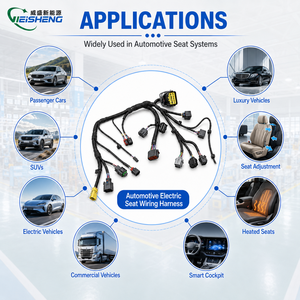 Kabel Harness Kursi Elektrik Mobil, Perakitan Kabel Kursi Elektrik Khusus untuk Sistem Kursi Elektrik Kendaraan - Product Image 2