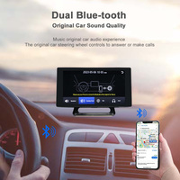 5 pouces Portable sans fil Carplay 2 BT BSD GPS voiture DVR enregistreur 4k dash caméra carplay