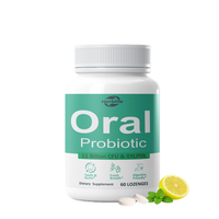 OEM Özel Etiketli Ağız Probiyotik Pastilleri, Ağız Mikrobiyom Dengesi, Ağız Sağlığı ve Ferah Nefes için 11 Milyar CFU ile