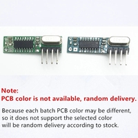 Module récepteur et émetteur RF superhétérodyne 433 MHz, télécommandes 433 MHz pour Arduino Uno, module sans fil, kits de bricolage