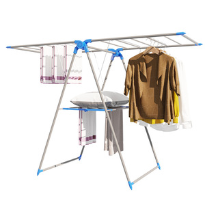 Séchoir à linge pliable <span class=keywords><strong>SONGMICS</strong></span> à 2 niveaux, séchoir à vêtements autoportant - Product Image 3