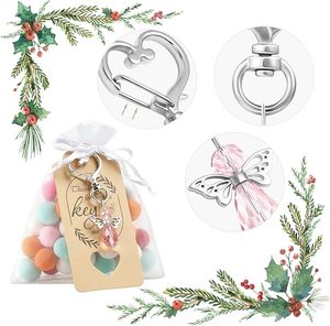 Llaveros de Ángel, Bolsas de Organza Blancas, Etiquetas de Regalo <span class=keywords><strong>para</strong></span> 30 Invitados, Regalos <span class=keywords><strong>para</strong></span> Invitados de Baby Shower, Recuerdos de <span class=keywords><strong>Bautizo</strong></span>, Recuerdos de Boda <span class=keywords><strong>para</strong></span> Invitados - Product Image 3