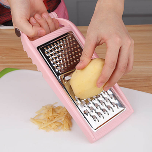 Rebanadora de verduras <span class=keywords><strong>Manual</strong></span> multifuncional, rallador de acero inoxidable para patata, zanahoria, queso, herramienta de cocina - Product Image 6