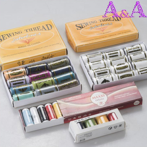 De alta resistencia 100% cono poliéster muestra gratis gutermann hilo de <span class=keywords><strong>coser</strong></span> <span class=keywords><strong>kit</strong></span> elástico - Product Image 6