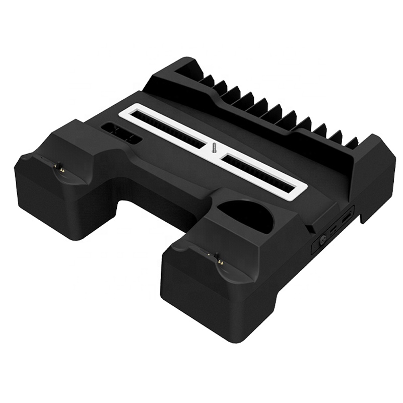 PS5 Multi-function Black/White Cooling with Controllers Quick-Acting Charging Stand for Ps5/PS5 Digital Edition
