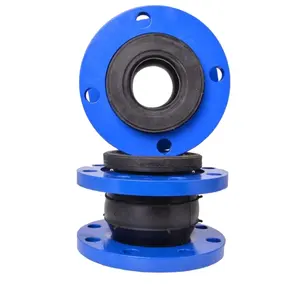 Good Supplier Rubber Expansion Joint Flexible Connector Coupling Pipeline SS304 or carbon steel ANSI 150LBS flange bellows