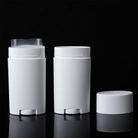 En stock – Nouveaux contenants ovales portables et durables en PP pour déodorant en stick, 15g, 18g, 75g – Emballage cosmétique fantaisie