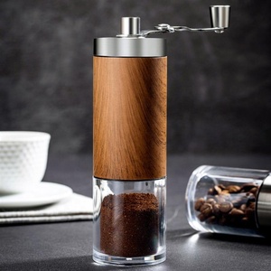 Espresso fournit un moulin <span class=keywords><strong>à</strong></span> café <span class=keywords><strong>à</strong></span> main en <span class=keywords><strong>grain</strong></span> de bois <span class=keywords><strong>avec</strong></span> fraise conique réglable en céramique moulin <span class=keywords><strong>à</strong></span> café en gros d'usine - Product Image 2
