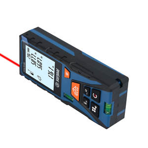 شريط قياس ليزري أحمر 60 متر، جهاز تحديد المدى وقياس المسافات مع مستوى أفقي - Product Image 5