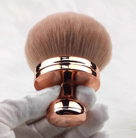 Kunden spezifisches Logo New Style Extra große Körper bürste mit weichen Borsten Make-up Flach pinsel Lose Puder bürste Beauty Tools Großhandel