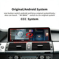 Radio para Auto de 12.3 Pulgadas para BMW X5/X6 E70/E71 2007-2013 con Audio de Alta Resolución, Manos Libres, CarPlay, Android Auto, GPS, Almacenamiento de 8GB+64GB