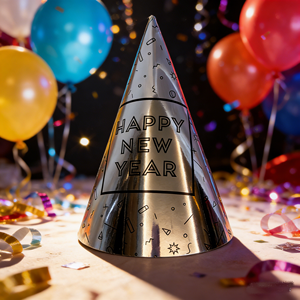 Sombreros <span class=keywords><strong>de</strong></span> Fiesta Metálicos Dorados con Forma <span class=keywords><strong>de</strong></span> Cono para Feliz Año Nuevo, Gorros Desechables <span class=keywords><strong>de</strong></span> Papel para <span class=keywords><strong>Celebraciones</strong></span>, Artículos para Fiestas <span class=keywords><strong>de</strong></span> Nochevieja - Product Image 2