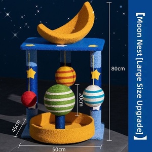 Árbol rascador para gatos de uso doméstico, columna alta, con <span class=keywords><strong>nido</strong></span> especial integrado, universal para las cuatro estaciones, cápsula espacial para gatos - Product Image 6