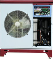 Pompe à chaleur air-eau électrique R32 avec contrôle Wi-Fi, type split 10 kW, type à accumulation, compresseur Hitachi Scroll, température maximale 55°C