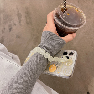 Elaborato divertente Design Smlie con bracciale orso custodia morbida in TPU trasparente per iphone 12 Pro Max - Product Image 6