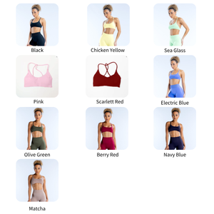 NCLAGEN Twist Back <span class=keywords><strong>reggiseno</strong></span> <span class=keywords><strong>sportivo</strong></span> di supporto alto <span class=keywords><strong>reggiseno</strong></span> per donne da palestra allenamento Push-up Yoga senza cuciture biancheria intima da corsa <span class=keywords><strong>reggiseno</strong></span> Fitness - Product Image 2