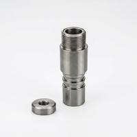 Buse abrasive pneumatique à connexion rapide en acier tungstène de 125 mm de hauteur, avec manchon en aluminium de 10 mm de diamètre intérieur, pour sablage à air