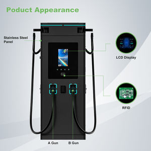Station <span class=keywords><strong>de</strong></span> <span class=keywords><strong>recharge</strong></span> pour voitures électriques DC à montage au sol, WiFi 4G RFID 240KW-480KW CCS2, état neuf, pour voitures électriques commerciales - Product Image 2