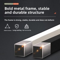 Armoire en Tissu Robuste à Cadre en Acier Durable et Montage Simple pour Chambre à Coucher