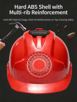 Casque de sécurité solaire pour la construction, casque de chantier ventilé et rafraîchissant avec chargement USB, casque de travail industriel pare-soleil
