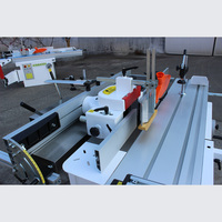 Machine combinée pour le travail du bois à 5 fonctions C300 : Dégauchisseuse, Débavureuse, Mortaiseuse, Défonceuse, Scie circulaire