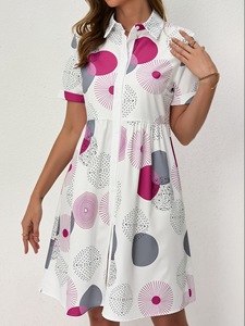 Robe longue gris pour femme <span class=keywords><strong>grande</strong></span> <span class=keywords><strong>taille</strong></span>, coupe ample <span class=keywords><strong>taille</strong></span> empire, col carré, manches courtes, en polyester/coton écologique, lavable en machine - Product Image 4