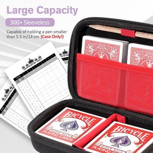 Étui de transport pour jeu de cartes rigide, capacité de plus de 300 cartes à collectionner, pour jeux de société classiques <span class=keywords><strong>UNO</strong></span>, Five Crowns SKYJO, PlayMonster et plus encore - Product Image 2