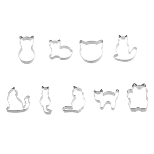 Cartone animato creativo Set di 9 pezzi di acciaio inossidabile forma animale taglio stampi novità strumenti di cottura per <span class=keywords><strong>biscotti</strong></span> - Product Image 2
