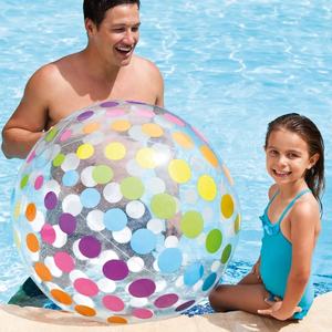 Jumbo gonfiabile cristallino con palloni traslucidi spiaggia festa estiva in piscina - Product Image 3