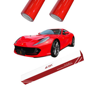 Peinture originale rouge 1.52*15m auto-cicatrisante PVC enveloppe <span class=keywords><strong>de</strong></span> voiture en vinyle anti-rayures TPU changement <span class=keywords><strong>de</strong></span> couleur <span class=keywords><strong>de</strong></span> la carrosserie PPF Films - Product Image 1