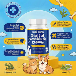 Cápsulas Dentales para Mascotas de Marca Privada OEM, Ascophyllum Nodosum, Algas Marrones, SHMP, Eliminador de Placa, Control de Sarro en Polvo para Perros y Gatos - Product Image 1