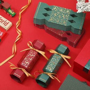 Flat Pack DIY <strong>Custom</strong> Luxury Christmas <strong>Cracker</strong> With Small Gifts Promotional Party Supplies - Product Image 2