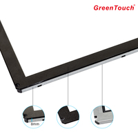 Pantalla táctil IR de 19 pulgadas táctil de 10 puntos y antideslumbrante impermeable IP65 para máquinas de juegos recreativos