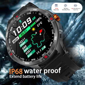 Montre connectée SENBONO V45, suivi du sommeil et <span class=keywords><strong>de</strong></span> l'<span class=keywords><strong>exercice</strong></span>, Bluetooth sans fil, réponse aux appels, notifications push, étanche IP68, bracelet en silicone - Product Image 4