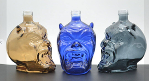 China Glass Luxury Custom Beast Head Glass Lliquor Botella Logotipo personalizado 750ml Extra Flint Spirits <span class=keywords><strong>Licor</strong></span> Gin Whisky Botella de vidrio - Product Image 6