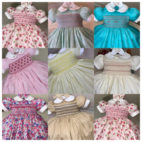 Robe espagnole vintage mi-longue pour filles, vert menthe, brodée à la main, motif floral, respirante, fabrication OEM/ODM, vente en gros Jiefute