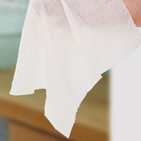 Serviette compressée jetable douce pour la peau, à séchage rapide, forte absorption d'eau pour le soin du visage des enfants