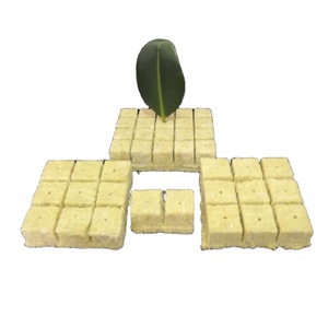 Vendite calde di lana di roccia idroponica lastra di parete di roccia agricola quadrata per la casa e il giardino di semina - Product Image 5