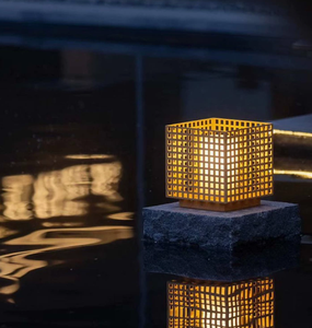 Luces de camino solares de paisaje de estilo chino, lámparas de pie cuadradas para patio exterior LED IP65, faros de columna <span class=keywords><strong>solar</strong></span> de alimentación de CA - Product Image 5