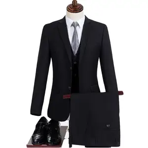 High Quality Luxury Lapel Business Suit Blazer Italian Single Breasted Suit Formal Wedding Suits For Men 3 Pieces