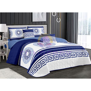 Vente flash Couverture de lit en microfibre de polyester à ultrasons Motif floral - Product Image 2