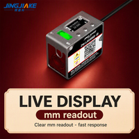 Sensor Jarak Laser Jangkauan Ultra Jauh 25M, Sensor Pengukuran Laser TOF NPN PNP 485 Tahan Air Resolusi 1mm Akurasi ±1.5mm
