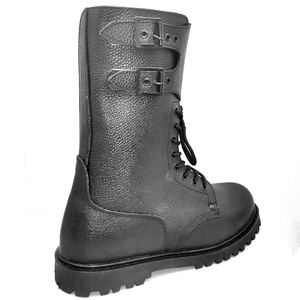Bottes de Combat Ranger Noires, Tige Tout Cuir, Semelle Caoutchouc Goodyear, Maille Anti-Usure, Robustes - Product Image 2