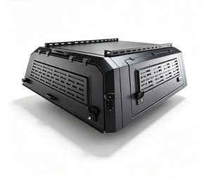 ZST Hardtop en aluminium pour <span class=keywords><strong>pick</strong></span>-<span class=keywords><strong>up</strong></span>, avec fenêtre latérale verrouillable, panneau MOLLE, boîte de rangement sur le toit, Ford F-150 SuperCrew - Product Image 5