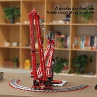 Reobrix 22029 SK6000 Grúa, Modelo de Vehículo de Ingeniería Urbana, Bloques de Construcción Educativos, Juguetes DIY, Regalos, Sets de Bloques de Construcción