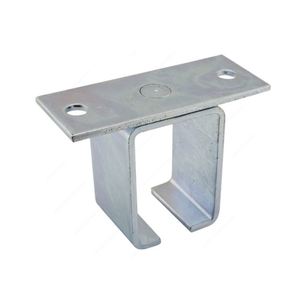 WEKIS Industrial Wall Mount Double Adjustable Brass Galvanized Steel Box Rail Splice <b>Bracket</b> <b>Black</b> Powder Coating for Door - Product Image 3