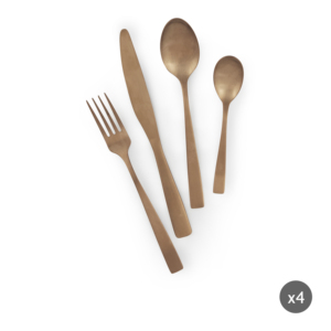 Set di Posate Excelsa 16 Pezzi in Acciaio Inossidabile, Design Moderno, Lavabile in Lavastoviglie - Product Image 2
