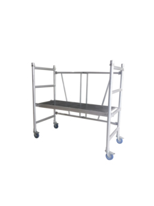 Costruzione di Uso Mobile Scaletta Rampicante Pieghevole In Alluminio Ponteggi Torre <span class=keywords><strong>Con</strong></span> La Rotella - Product Image 2