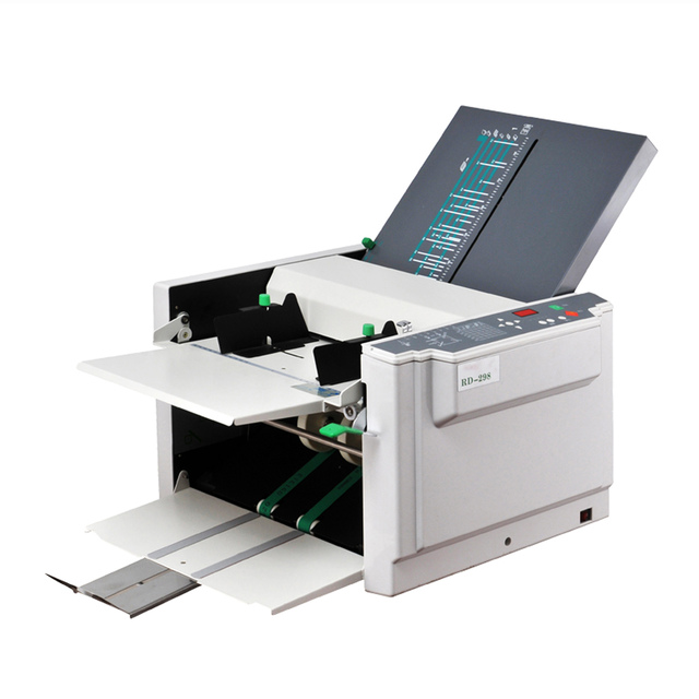 SG-RD298 110V 220V Factory Price Paper Folding Machine Automatic Paper Folder Hot Sale Paper Folding Machine